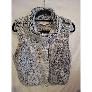 TREAD SUPPLY Women's Sherpa Fleece Vest Gray Size M